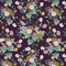 Dahlia in Aubergine (rp1600-au1) | Dahlia | Rifle Paper Co | Cotton+Steel